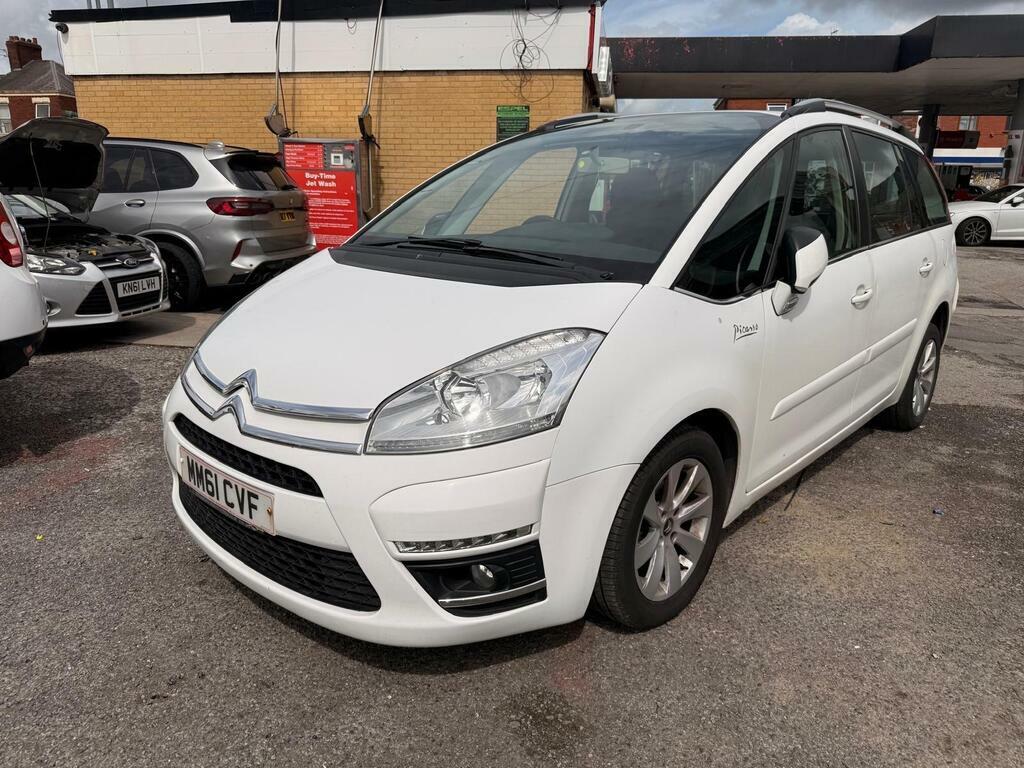 Citroen Grand C4 Picasso 1.6 Hdi Vtr Euro 5 White #3