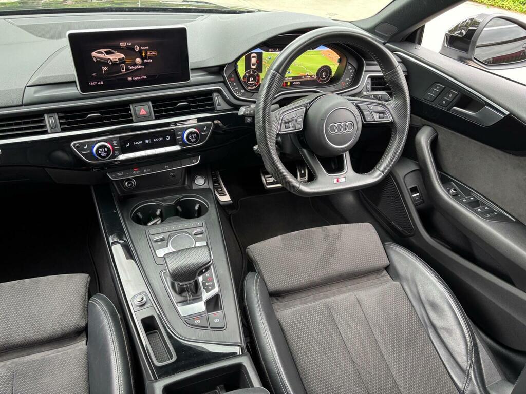 Audi A5 Hatchback 2.0 Tdi 40 S Line Sportback S Tronic Qua VU19DJD Black #2