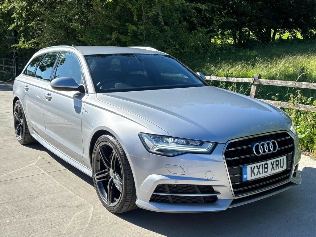 Audi A6 Avant Estate 2.0 Tdi Ultra S Line S Tronic Euro 6 Ss KX18XRU Silver