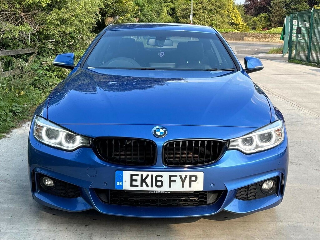 BMW 4 Series Gran Coupe Coupe 2.0 420D M Sport Xdrive Euro 6 Ss EK16FYP Blue #4
