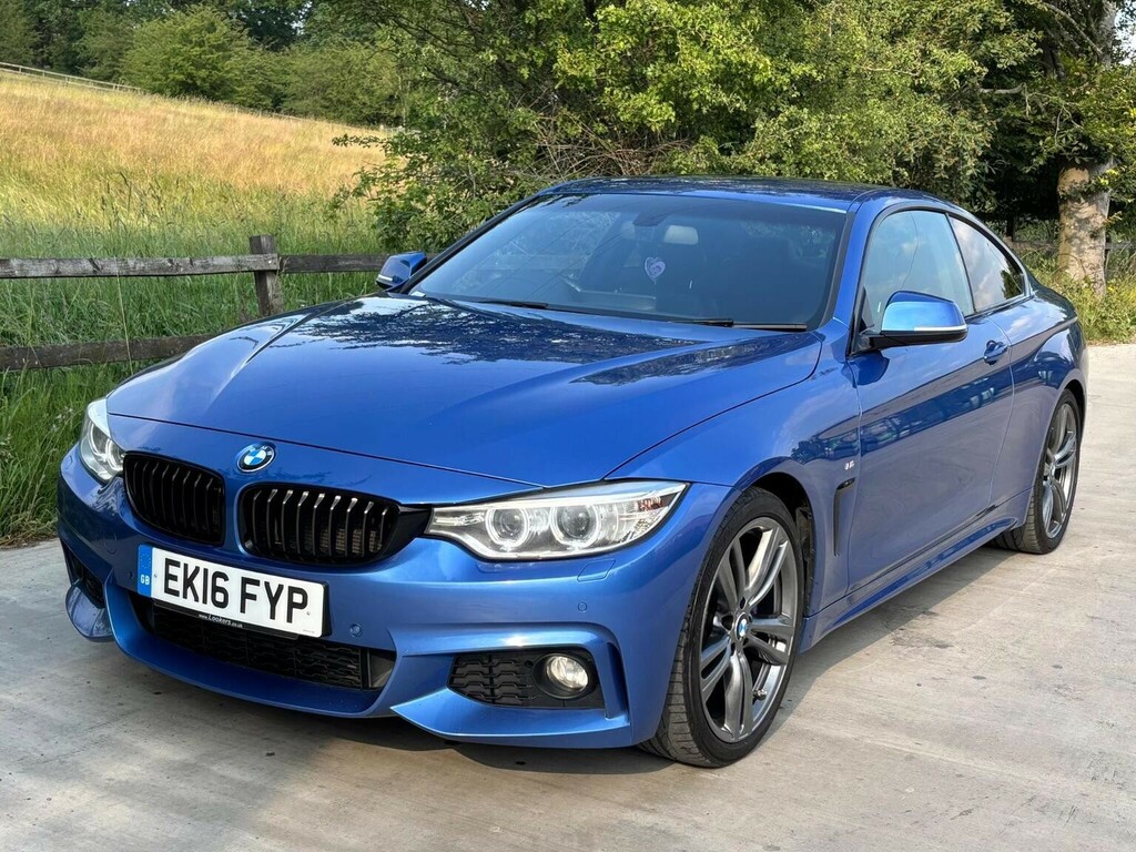 BMW 4 Series Gran Coupe Coupe 2.0 420D M Sport Xdrive Euro 6 Ss EK16FYP Blue #3