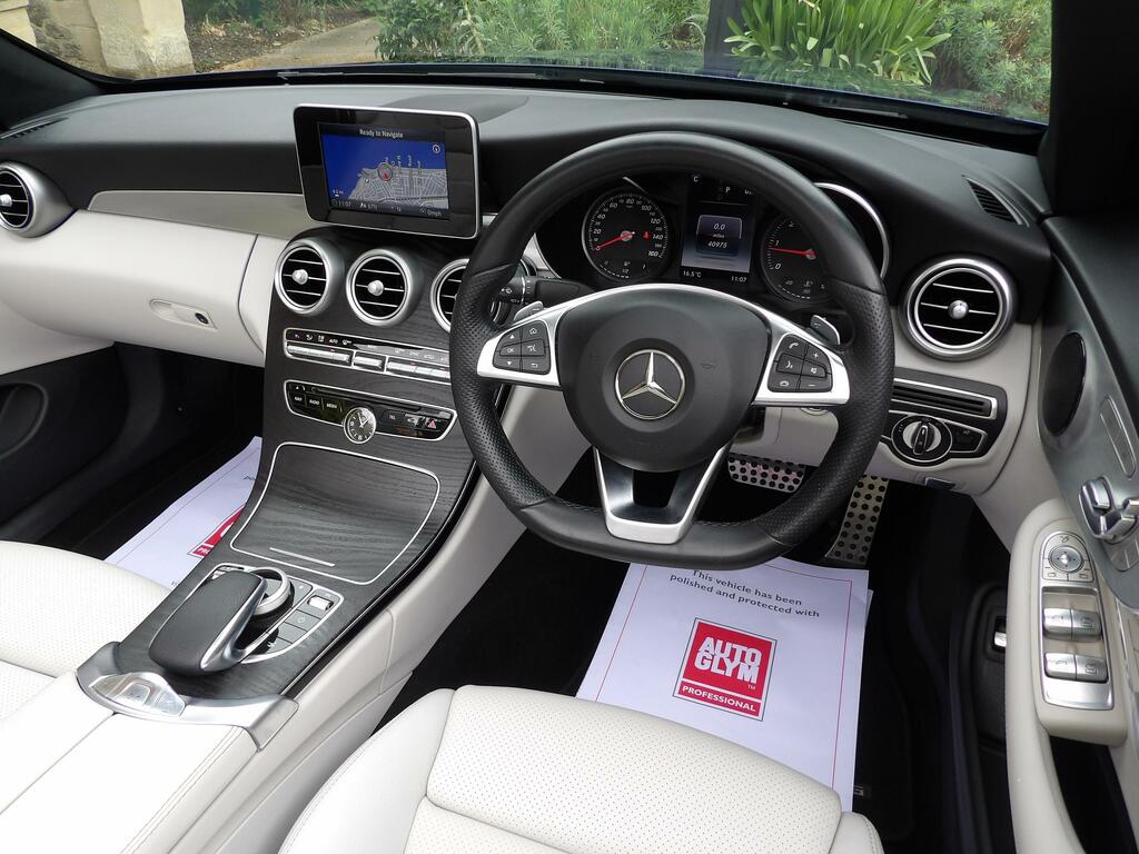 Mercedes-Benz C Class 2.1 C220d Amg Line Cabriolet G-tronic EF18XEY Blue #6