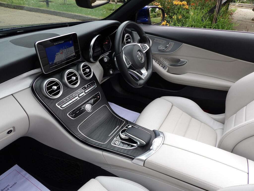 Mercedes-Benz C Class 2.1 C220d Amg Line Cabriolet G-tronic EF18XEY Blue #5