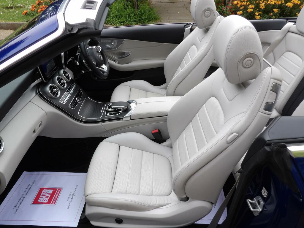 Mercedes-Benz C Class 2.1 C220d Amg Line Cabriolet G-tronic EF18XEY Blue #3