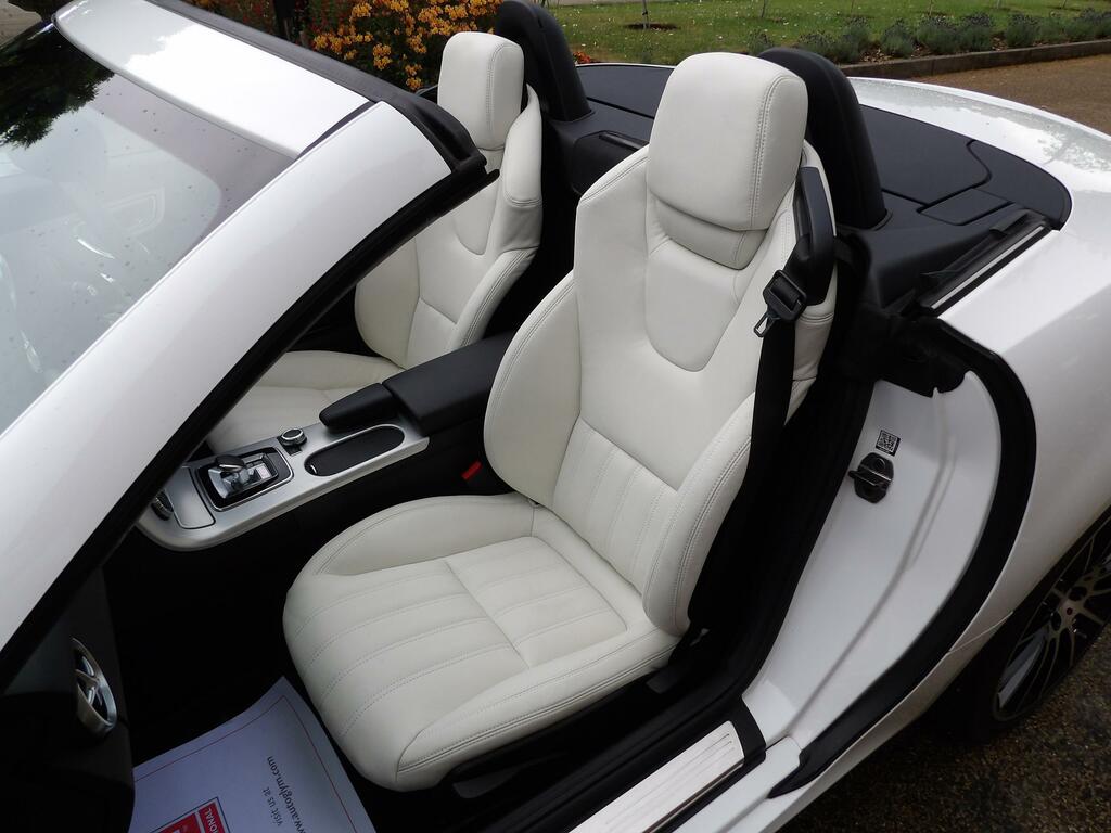 Mercedes-Benz SLC 2.0 Slc200 Amg Line Convertible G-troni White #2