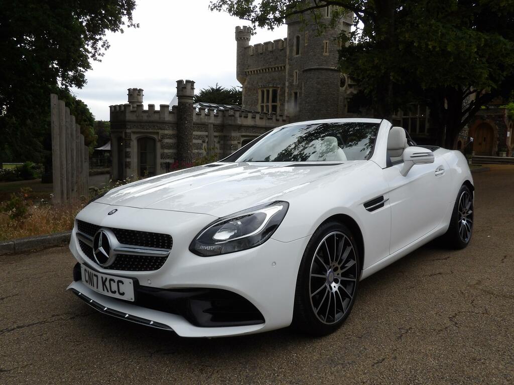Mercedes-Benz SLC 2.0 Slc200 Amg Line Convertible G-troni White