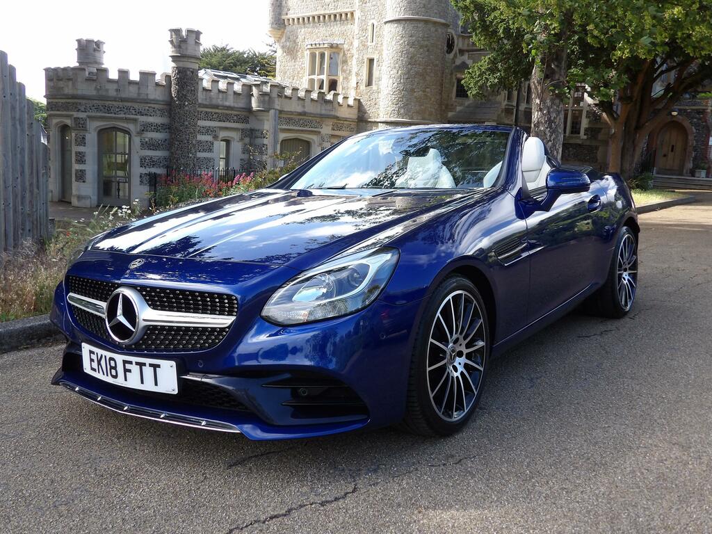 Mercedes-Benz SLC 2.0 Slc300 Amg Line Convertible G-troni Blue