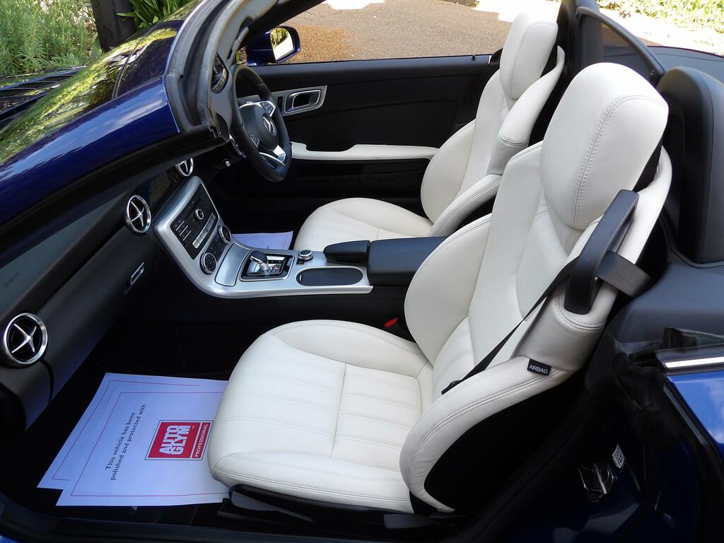 Mercedes-Benz SLC 2.0 Slc300 Amg Line Convertible G-troni Blue #4