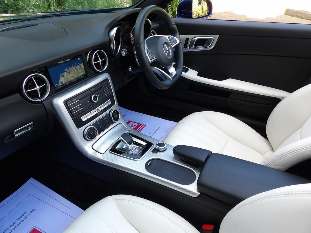 Mercedes-Benz SLC 2.0 Slc300 Amg Line Convertible G-troni Blue #6