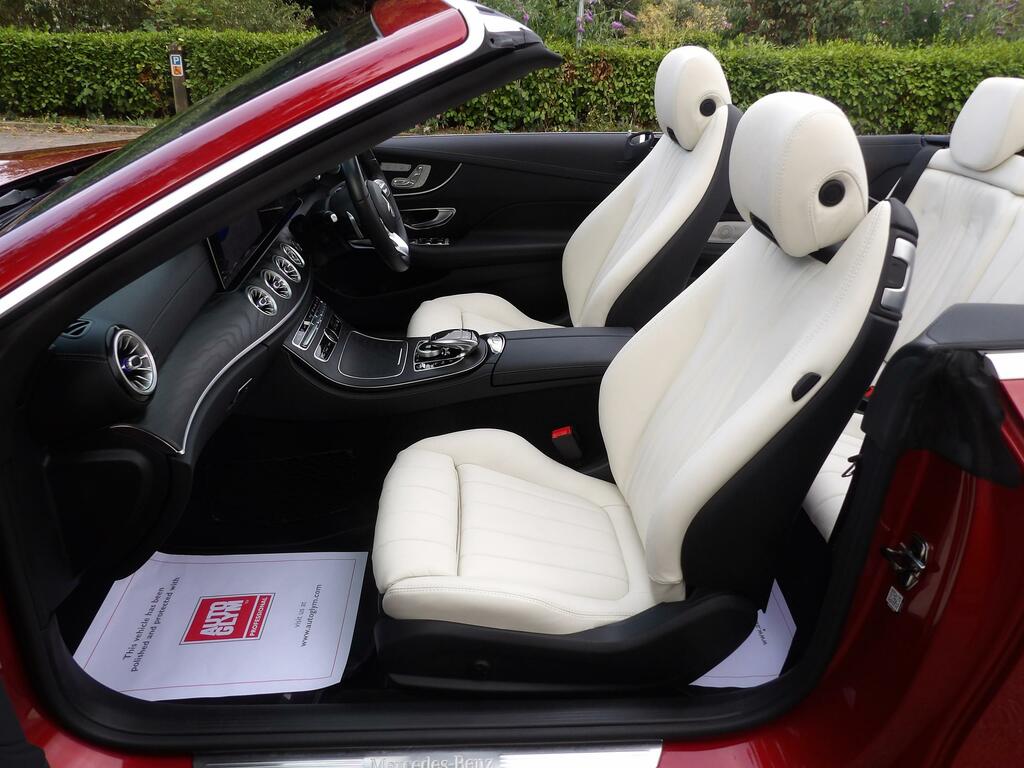 Mercedes-Benz E Class 2.0 E220d Amg Line Cabriolet G-tronic Red #3