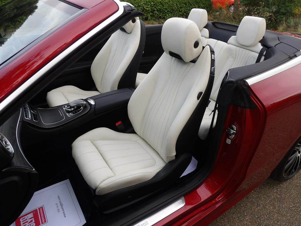 Mercedes-Benz E Class 2.0 E220d Amg Line Cabriolet G-tronic Red #2