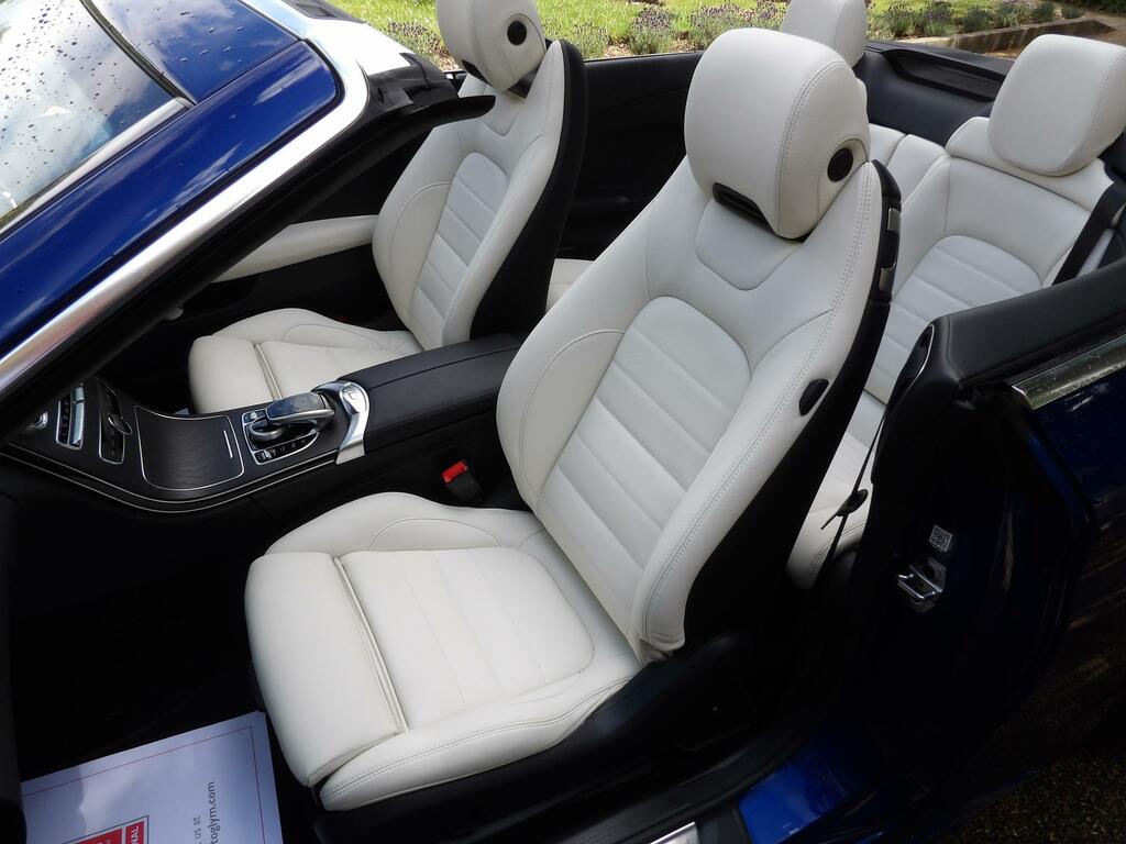 Mercedes-Benz C Class 2.0 C300d Amg Line Premium Cabriolet Blue #2