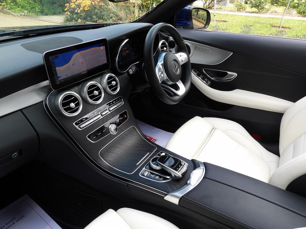 Mercedes-Benz C Class 2.0 C300d Amg Line Premium Cabriolet Blue #6
