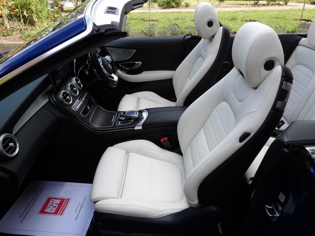 Mercedes-Benz C Class 2.0 C300d Amg Line Premium Cabriolet Blue #3
