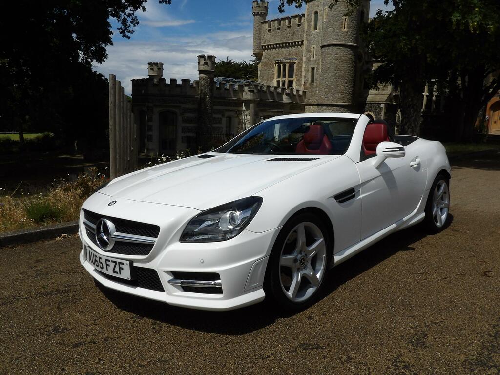 Mercedes-Benz SLK 2.0 Slk200 Amg Sport Convertible G-tron White