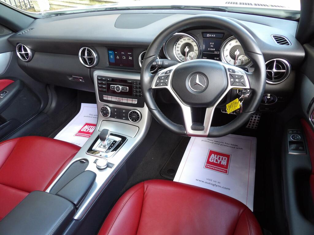 Mercedes-Benz SLK 2.0 Slk200 Amg Sport Convertible G-tron White #5