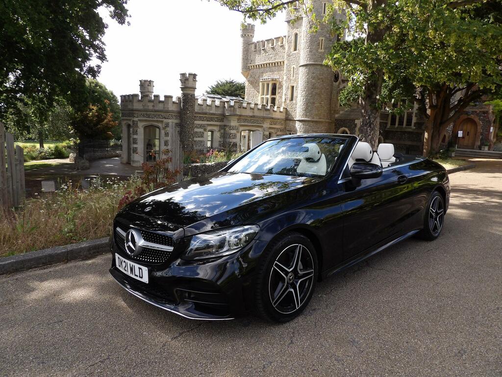 Mercedes-Benz C Class 2.0 C220d Amg Line Premium Cabriolet Black