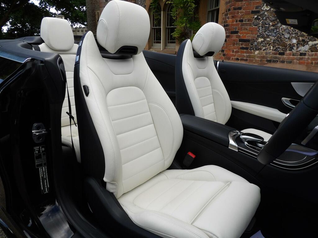 Mercedes-Benz C Class 2.0 C220d Amg Line Premium Cabriolet Black #6