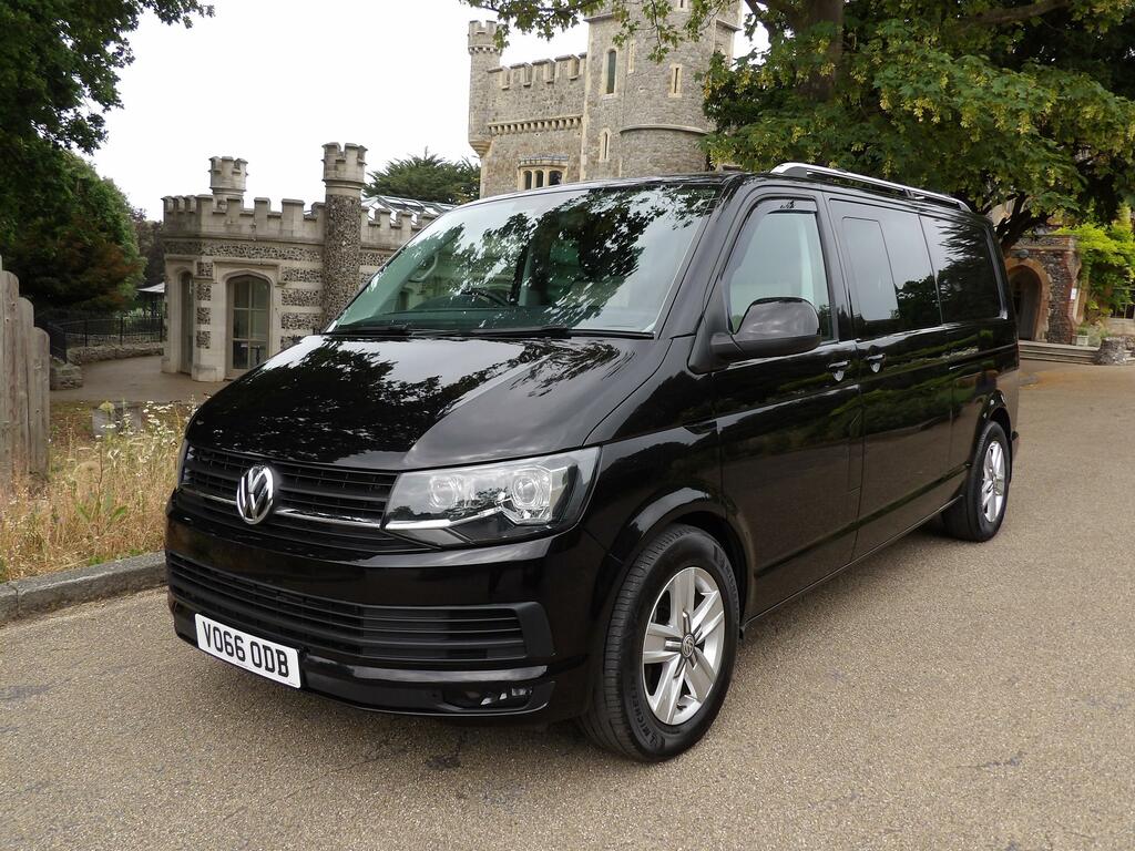 Volkswagen Transporter 2.0 Tdi T32 Bluemotion Tech Highline Kombi Double Black