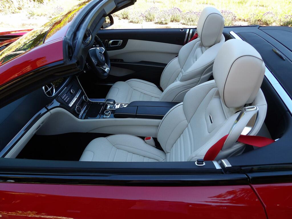 Mercedes-Benz SL Class 5.5 Sl63 V8 Amg Roadster Spds Mct Euro Red #5