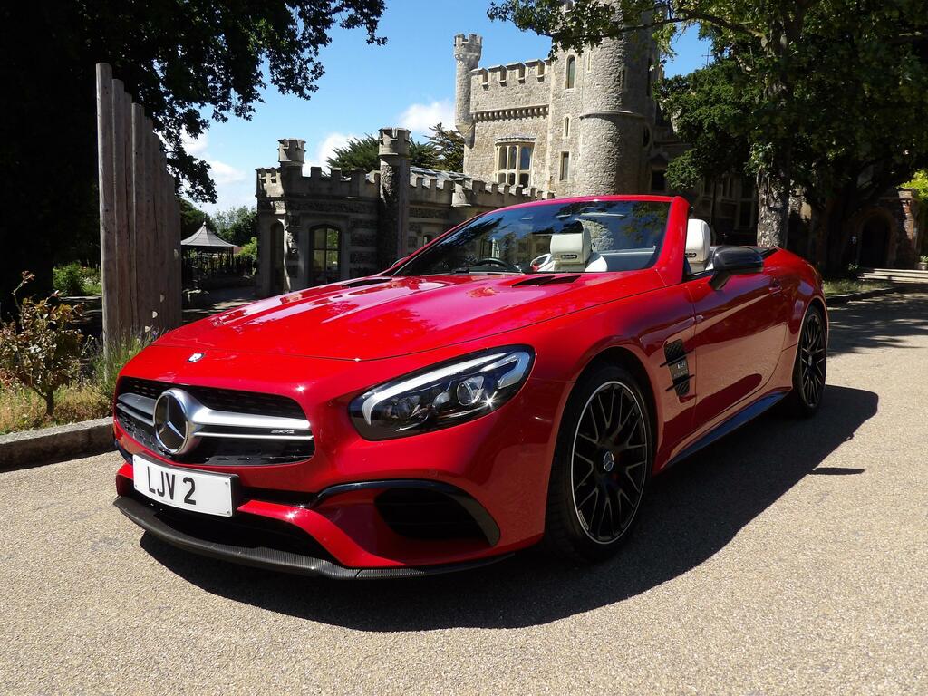 Mercedes-Benz SL Class 5.5 Sl63 V8 Amg Roadster Spds Mct Euro Red
