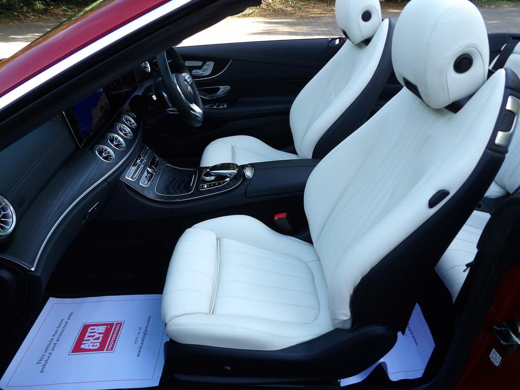 Mercedes-Benz E Class 2.0 E220d Amg Line Cabriolet G-tronic Red #3