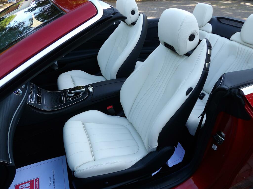 Mercedes-Benz E Class 2.0 E220d Amg Line Cabriolet G-tronic Red #2