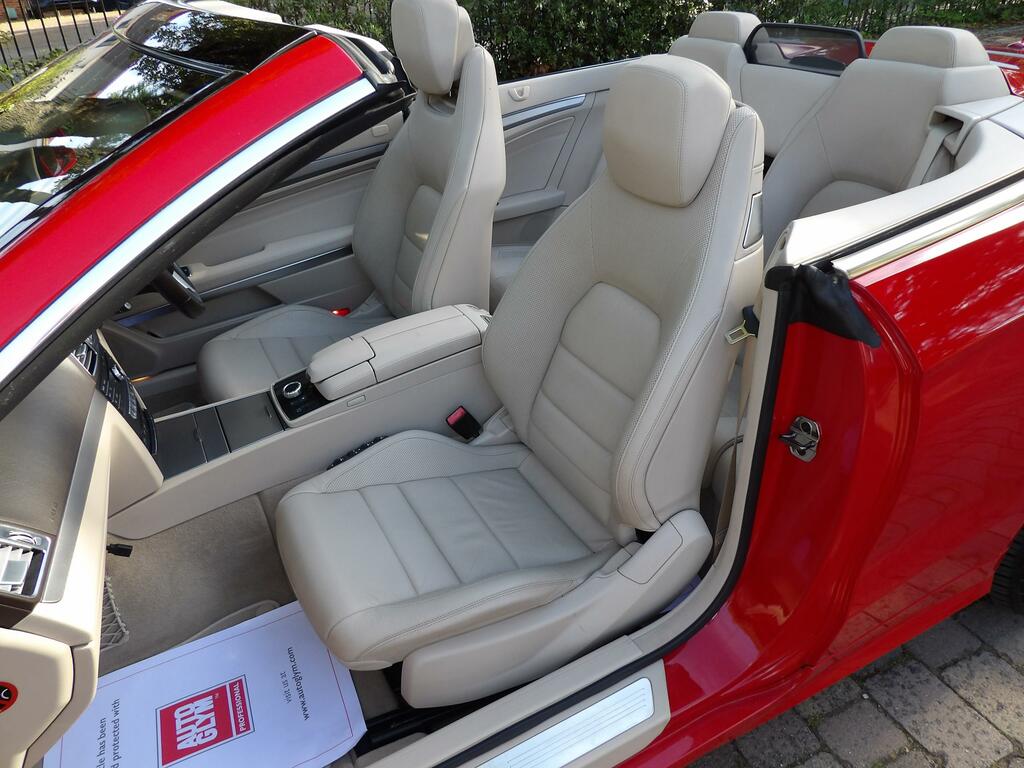 Mercedes-Benz E Class 2.1 E220 Bluetec Amg Line Premium Cabriolet Red #4