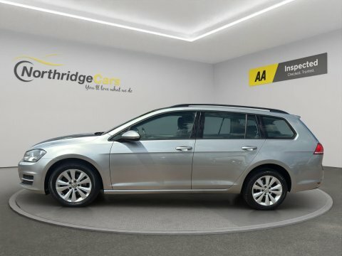 Volkswagen Golf 1.6 Tdi Bluemotion YG63YGU Silver #3