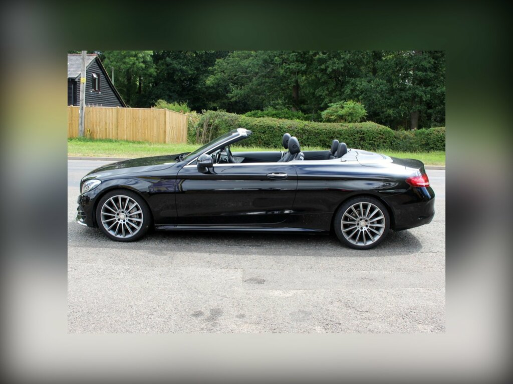 Mercedes-Benz C Class 2.1 C250d Amg Line Premium Plus Cabriolet Di Black