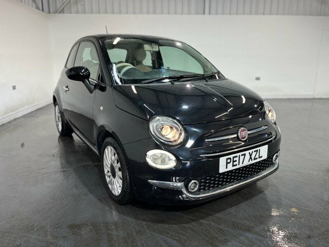 Fiat 500 1.2 Lounge Hatchback Euro 6 S S PE17XZL Black
