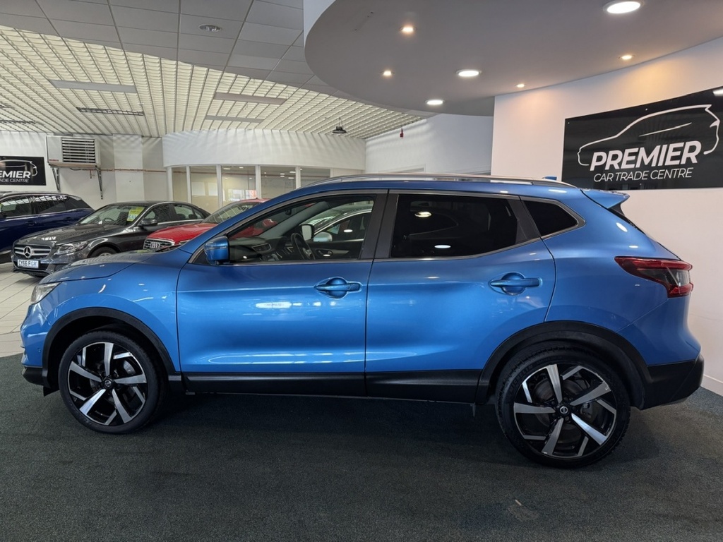 Nissan Qashqai 1.3 Dig-t Tekna MW68WKF Blue #6