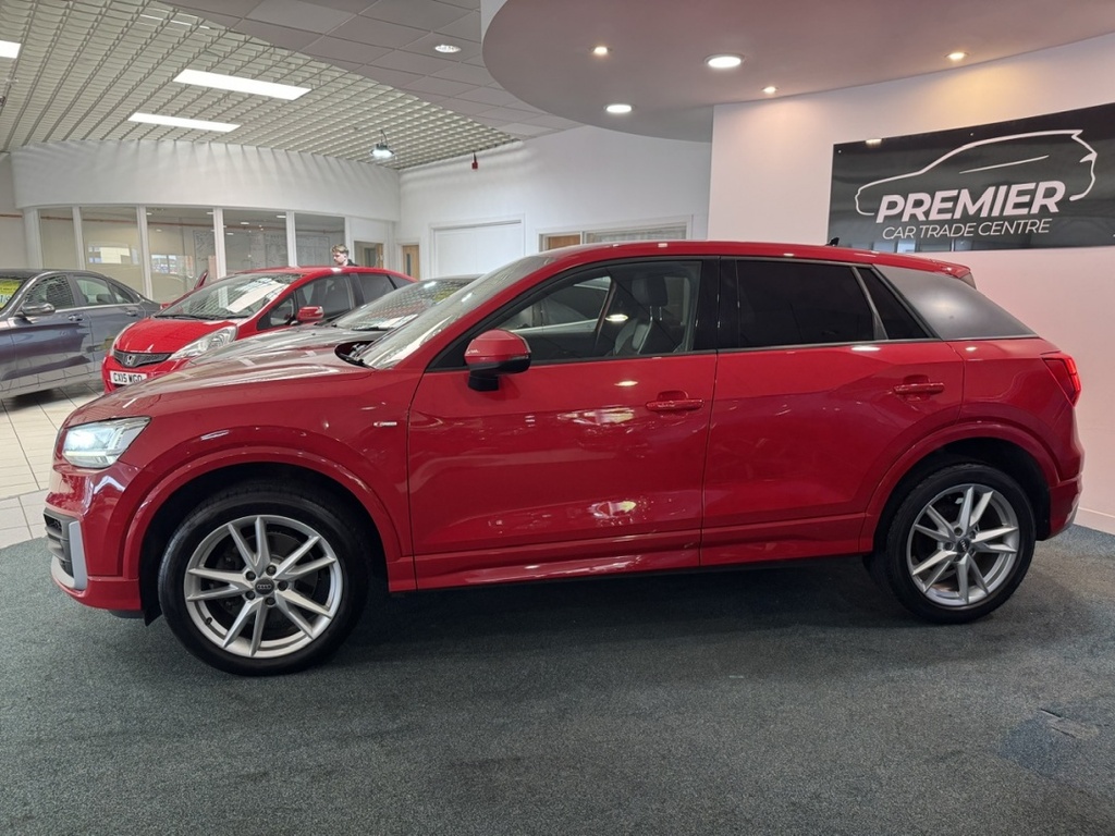 Audi Q2 30 Tdi S Line CX19MGO Red #3