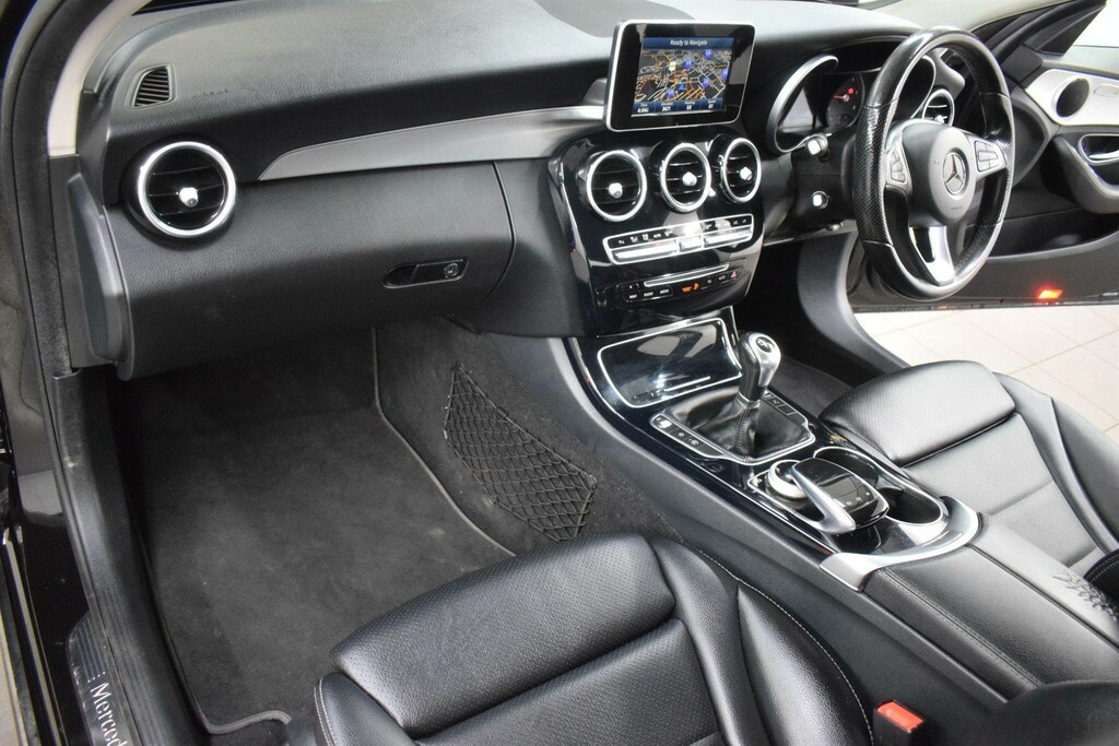Mercedes-Benz C Class 1.6 D Sport Euro 6 Ss Black #3
