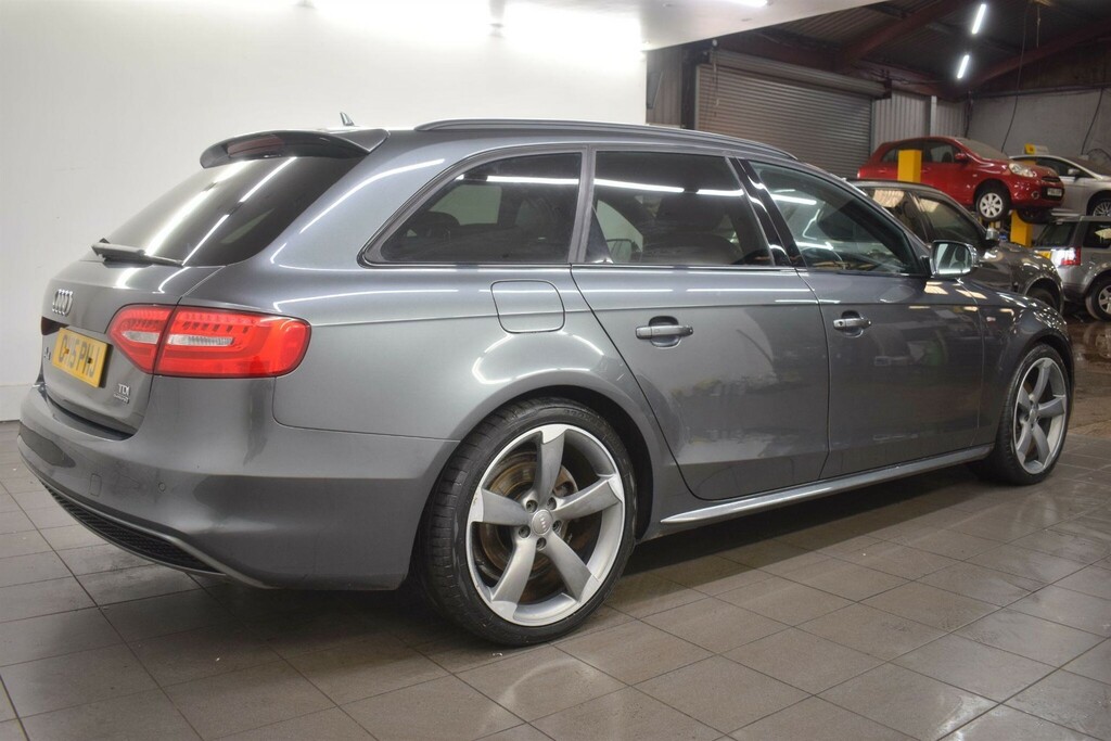 Audi A4 Avant 2.0 Tdi Black Edition S Tronic Quattro Euro 5 Ss OY15PHJ Grey #2