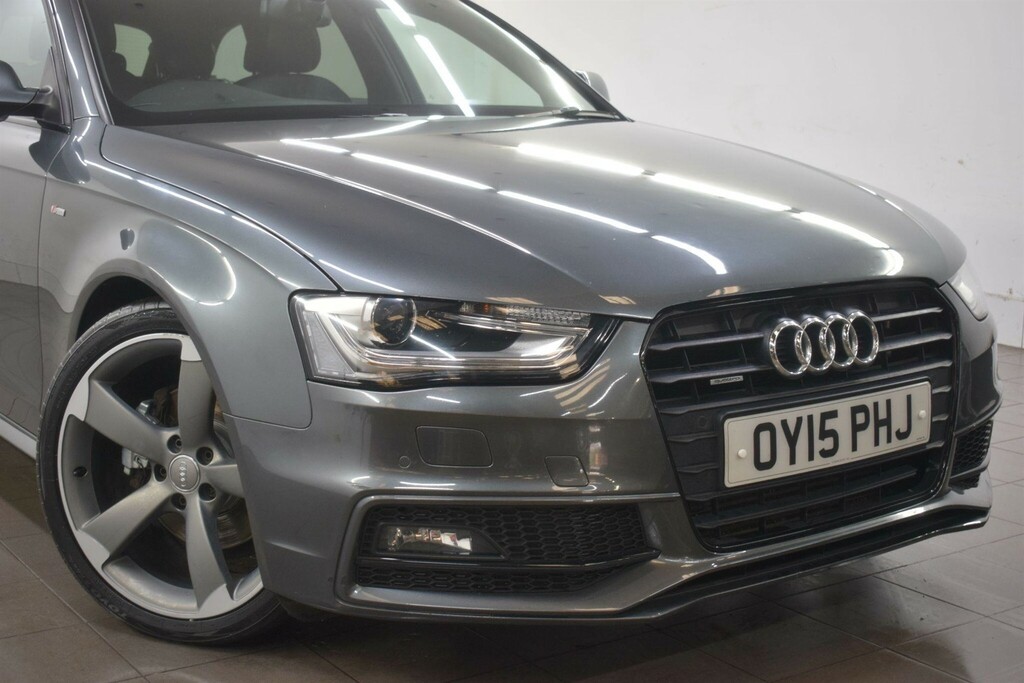 Audi A4 Avant 2.0 Tdi Black Edition S Tronic Quattro Euro 5 Ss OY15PHJ Grey #6