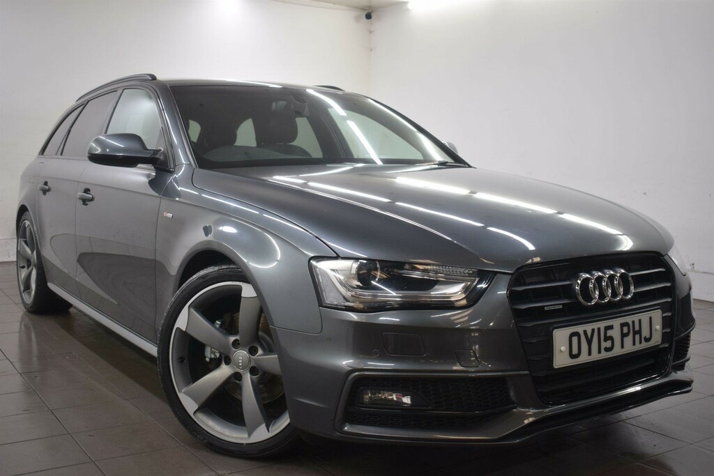 Audi A4 Avant 2.0 Tdi Black Edition S Tronic Quattro Euro 5 Ss OY15PHJ Grey #5