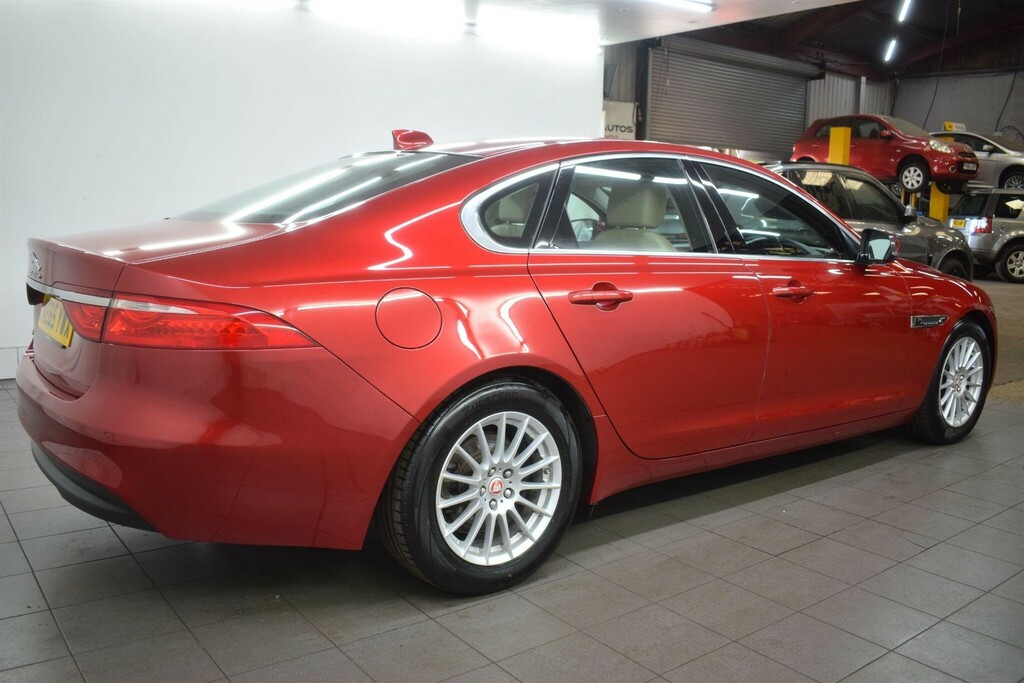 Jaguar XF 2.0D Prestige Euro 6 Ss KE65YWX Red #2