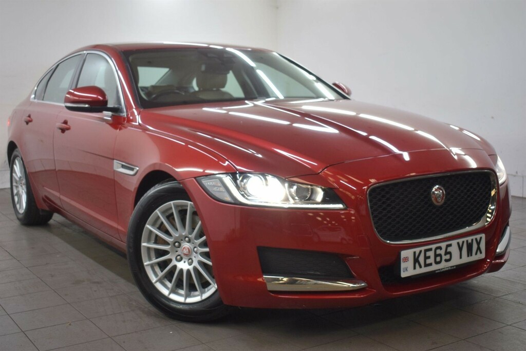 Jaguar XF 2.0D Prestige Euro 6 Ss KE65YWX Red #5