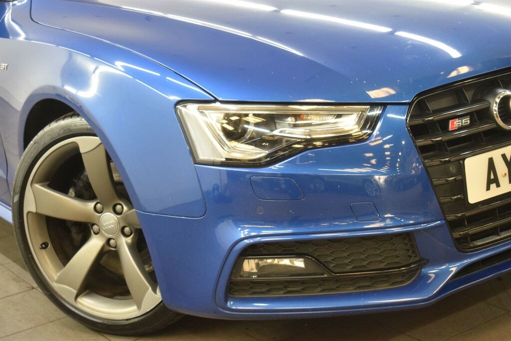Audi S5 3.0 Tfsi V6 Black Edition S Tronic Quattro Euro 6 AY16GGA Blue #6