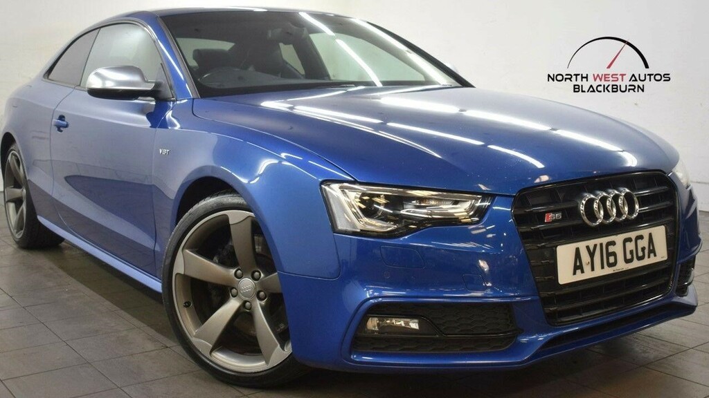Audi S5 3.0 Tfsi V6 Black Edition S Tronic Quattro Euro 6 AY16GGA Blue