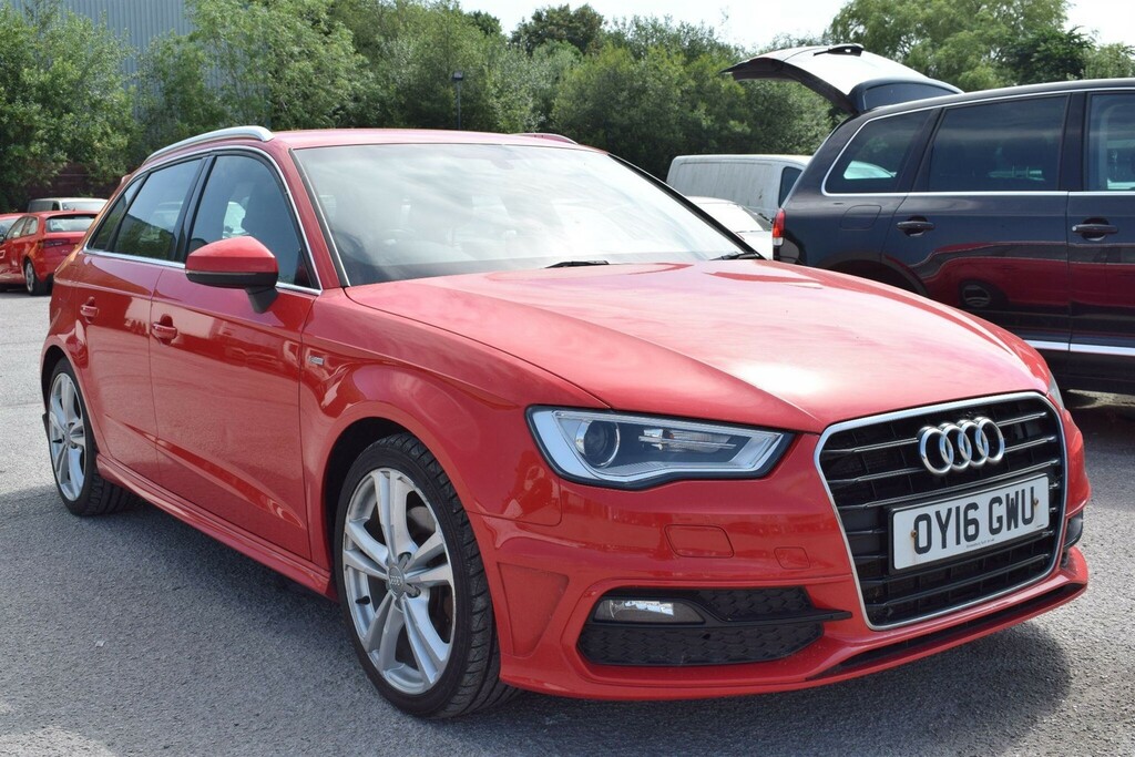 Audi A3 2.0 Tdi S Line Sportback S Tronic Quattro Euro 6 Red