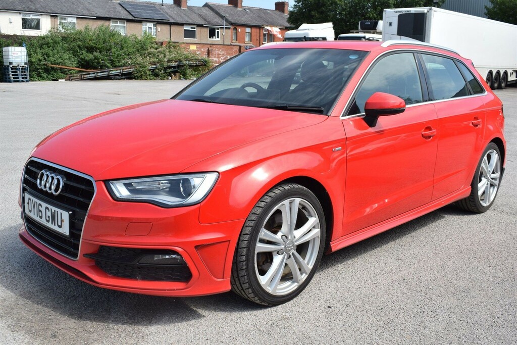 Audi A3 2.0 Tdi S Line Sportback S Tronic Quattro Euro 6 Red #5