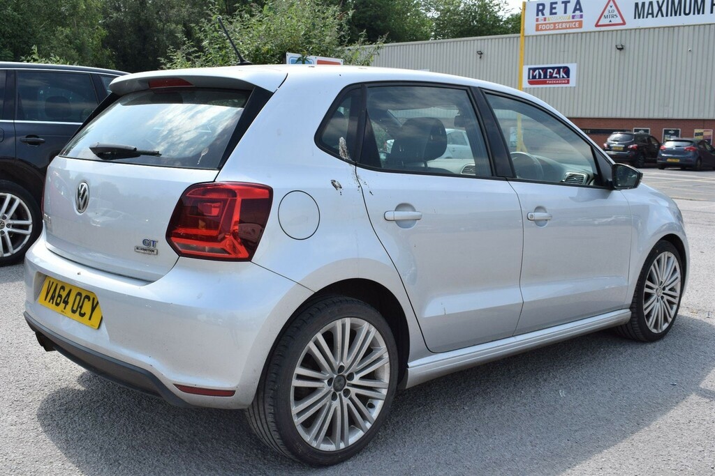Volkswagen Polo 1.4 Tsi Bluemotion Tech Act Bluegt Euro 6 Ss Silver #2