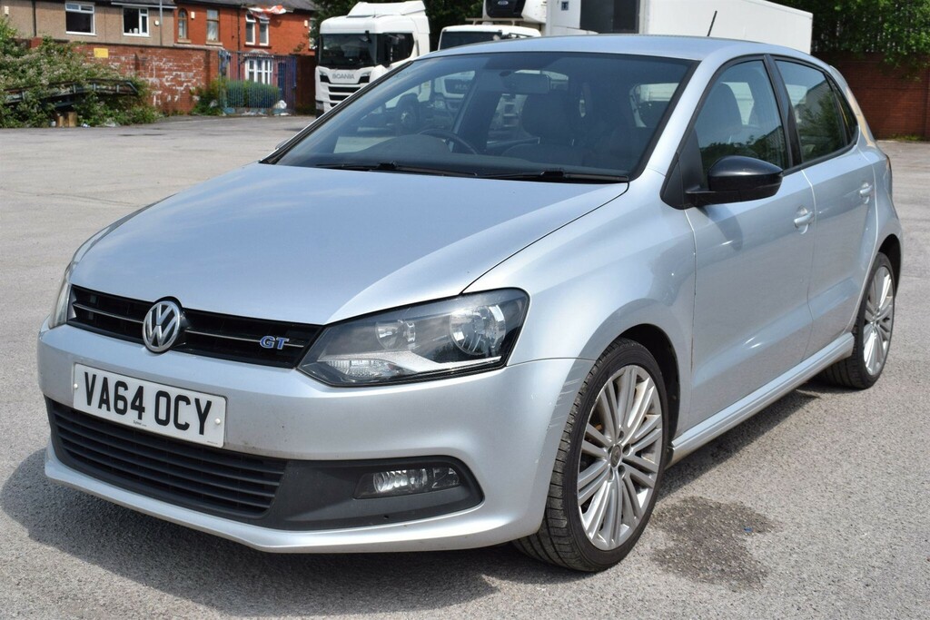 Volkswagen Polo 1.4 Tsi Bluemotion Tech Act Bluegt Euro 6 Ss Silver #5