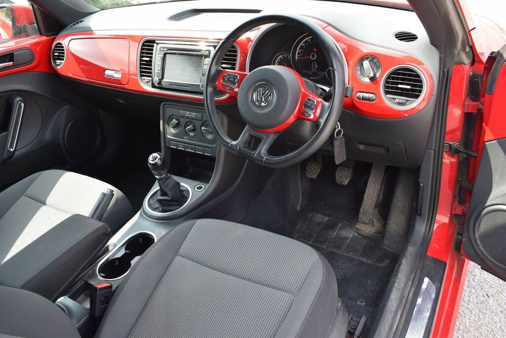 Volkswagen Beetle Hatchback Red #3