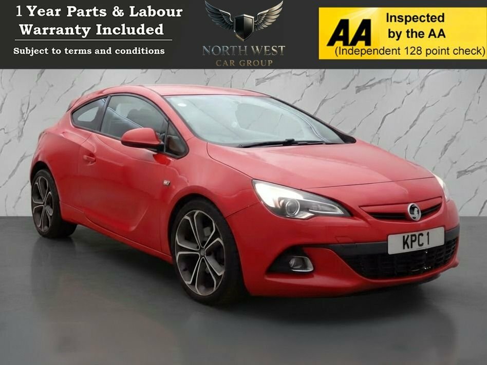 Vauxhall Astra GTC 1.4L Limited Edition Red