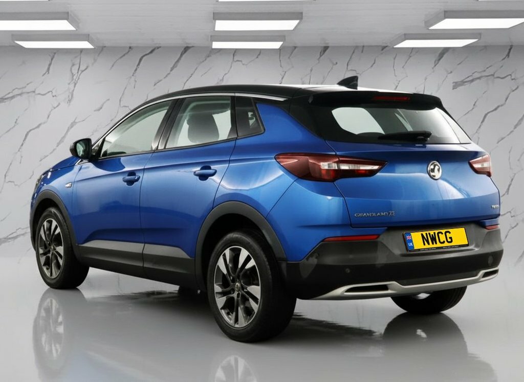 Vauxhall Grandland X 1.2L Sport Nav SA19AAZ Blue #3