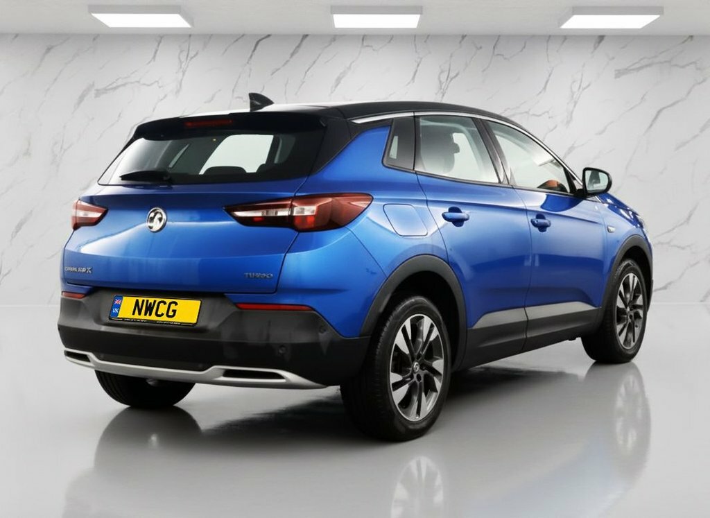 Vauxhall Grandland X 1.2L Sport Nav SA19AAZ Blue #4