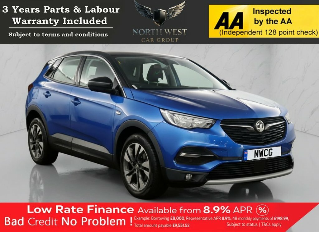 Vauxhall Grandland X 1.2L Sport Nav Blue